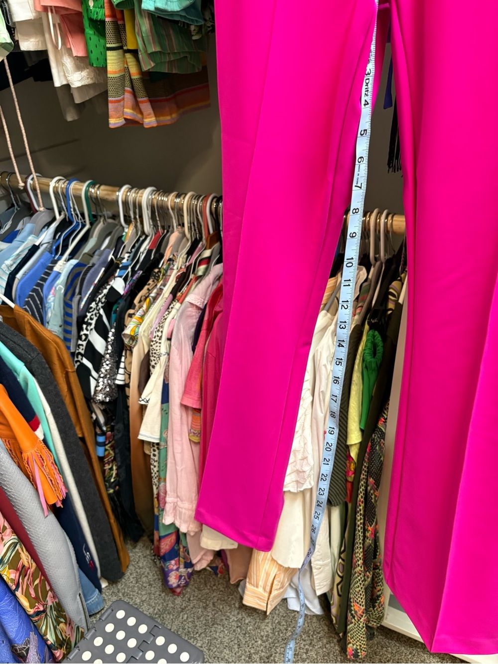 Christian Siriano Neon Pink Wide-Leg Trousers - Picture 5 of 5